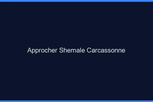 Approcher shemale Carcassonne