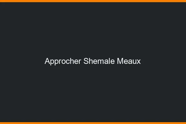 Approcher shemale Meaux