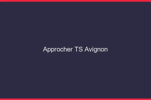 Approcher TS Avignon