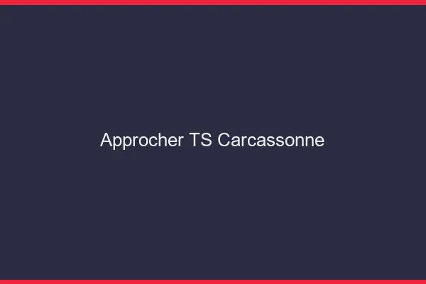 Approcher TS Carcassonne