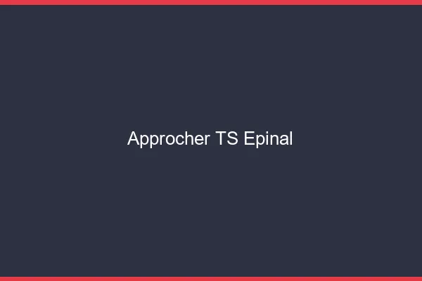 Approcher TS Épinal