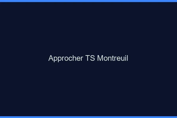 Approcher TS Montreuil