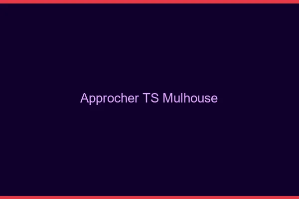 Approcher TS Mulhouse