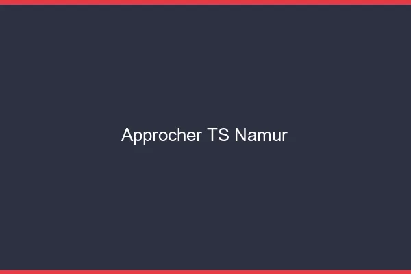 Approcher TS Namur