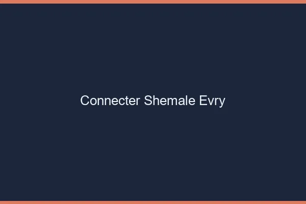 Connecter shemale Évry