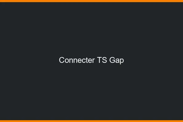 Connecter TS Gap