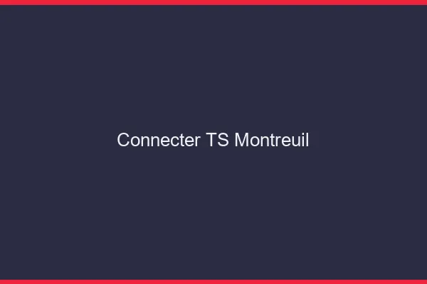 Connecter TS Montreuil