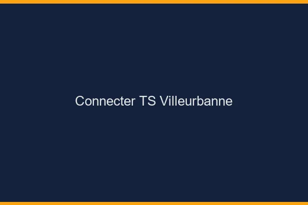 Connecter TS Villeurbanne