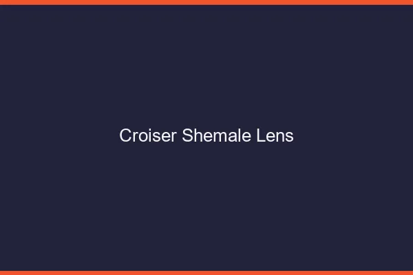 Croiser shemale Lens