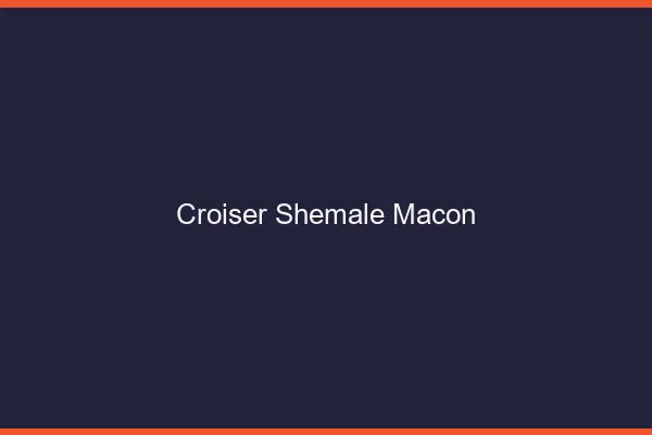 Croiser shemale Mâcon