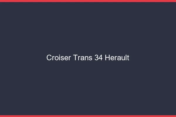 Croiser trans 34 hérault