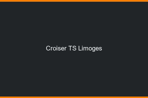 Croiser TS Limoges