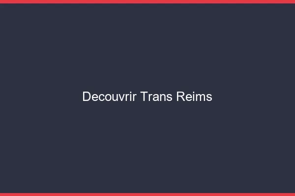 Découvrir trans Reims