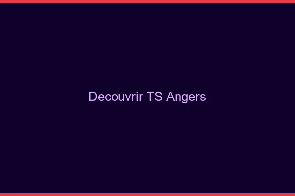 Découvrir TS Angers