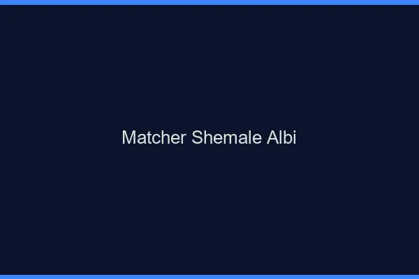 Matcher shemale Albi