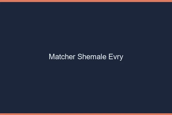 Matcher shemale Évry