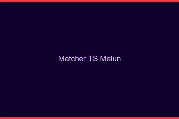 Matcher TS Melun