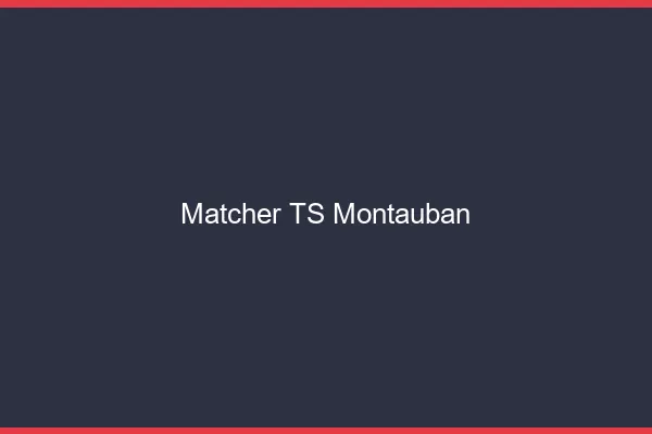 Matcher TS Montauban