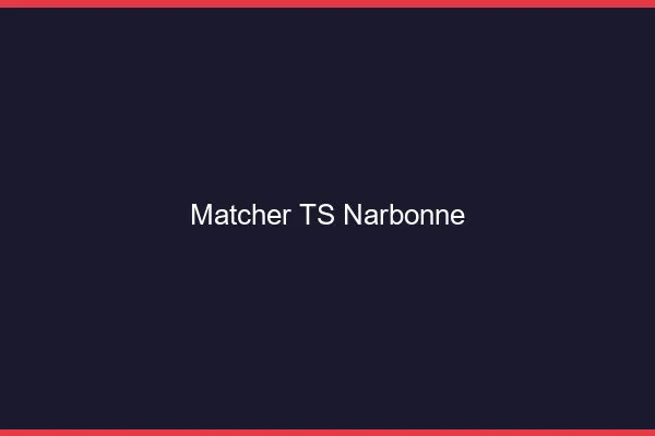 Matcher TS Narbonne