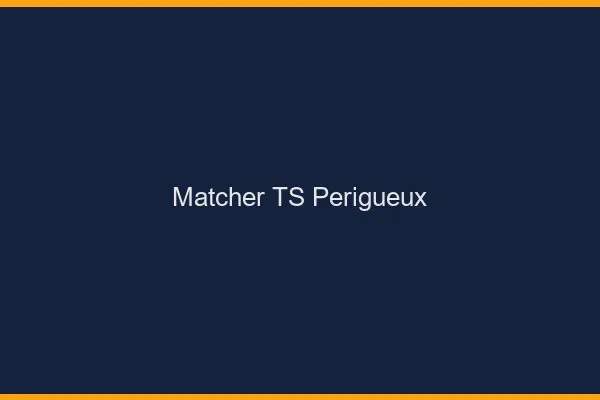 Matcher TS Périgueux