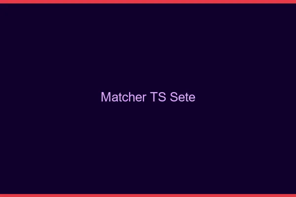 Matcher TS Sète