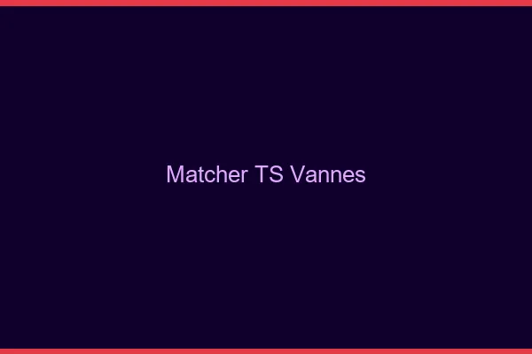 Matcher TS Vannes