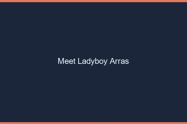 Meet ladyboy Arras
