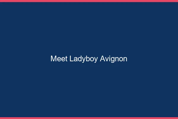 Meet ladyboy Avignon