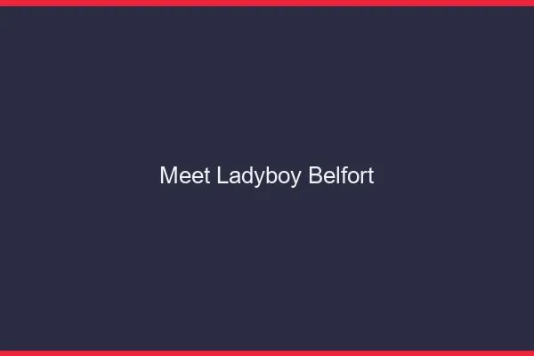 Meet ladyboy Belfort