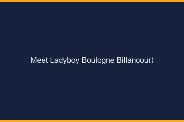Meet ladyboy Boulogne-Billancourt