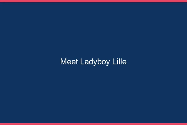 Meet ladyboy Lille