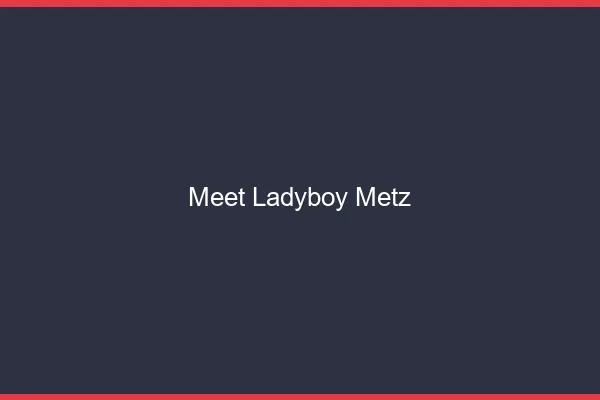 Meet ladyboy Metz