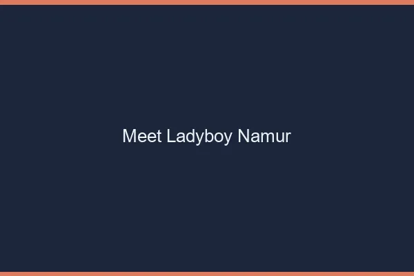 Meet ladyboy Namur