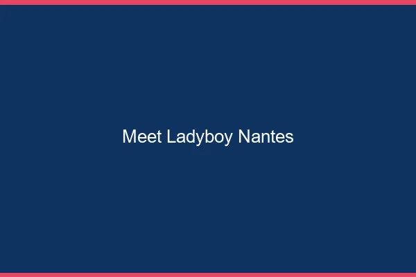 Meet ladyboy Nantes