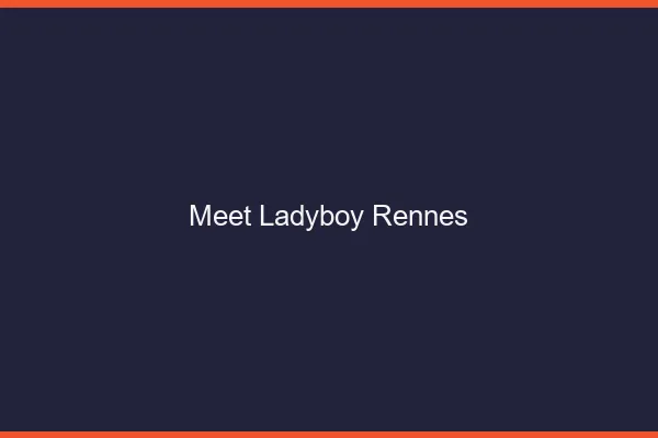 Meet ladyboy Rennes