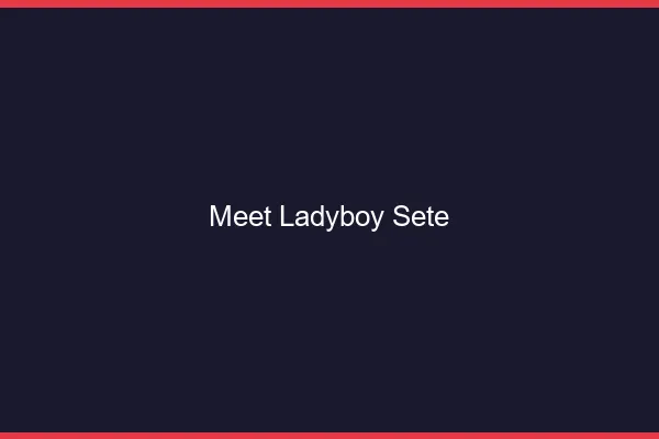 Meet ladyboy Sète