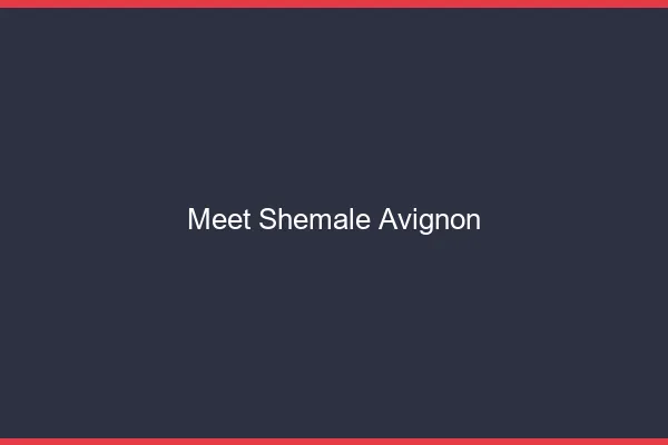 Meet shemale Avignon