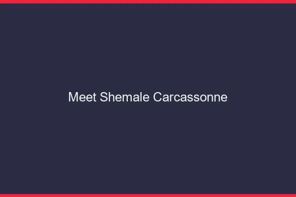 Meet shemale Carcassonne