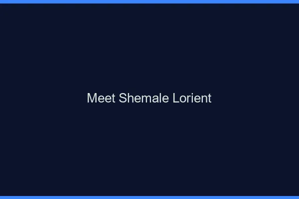 Meet shemale Lorient