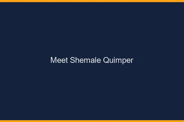 Meet shemale Quimper