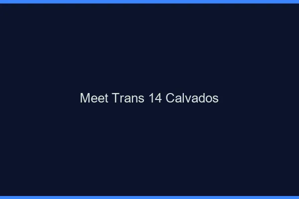 Meet trans 14 calvados