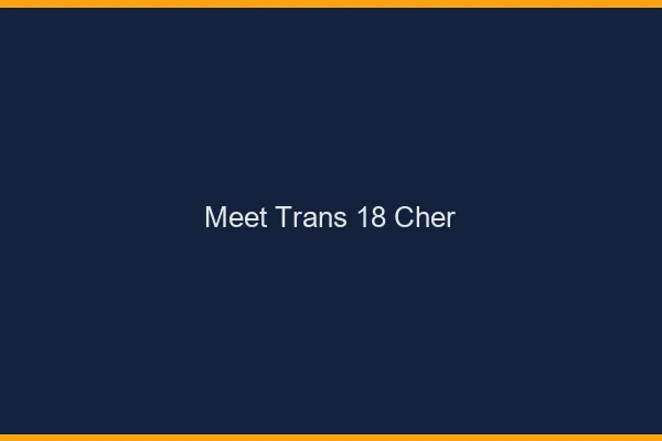 Meet trans 18 cher