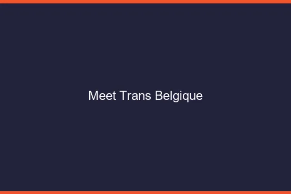 Meet trans Belgique