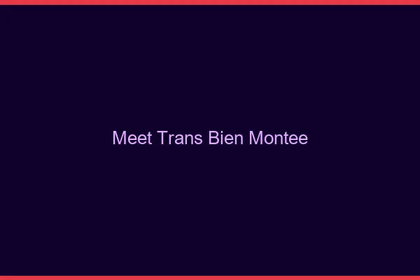 Meet trans bien montée