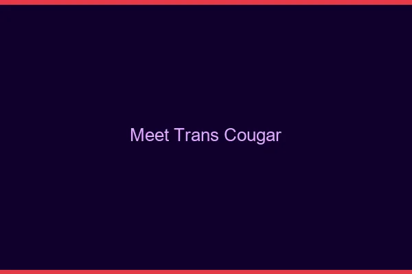 Meet trans cougar
