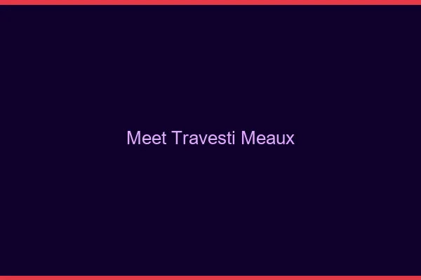 Meet travesti Meaux