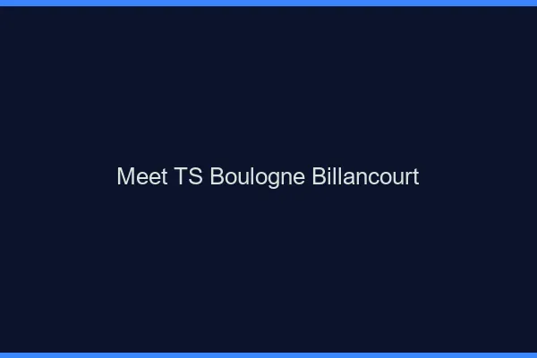 Meet TS Boulogne-Billancourt