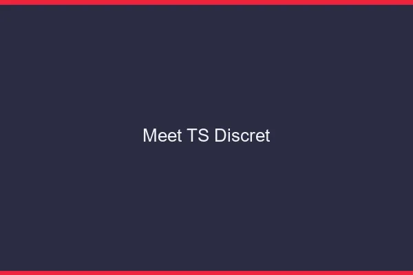 Meet TS discret