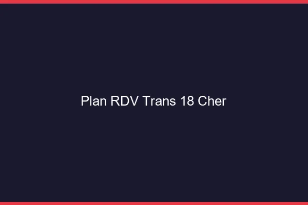 Plan RDV trans 18 cher