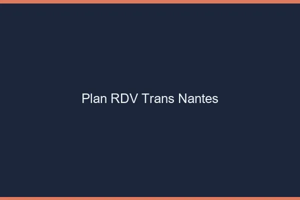 Plan RDV trans Nantes